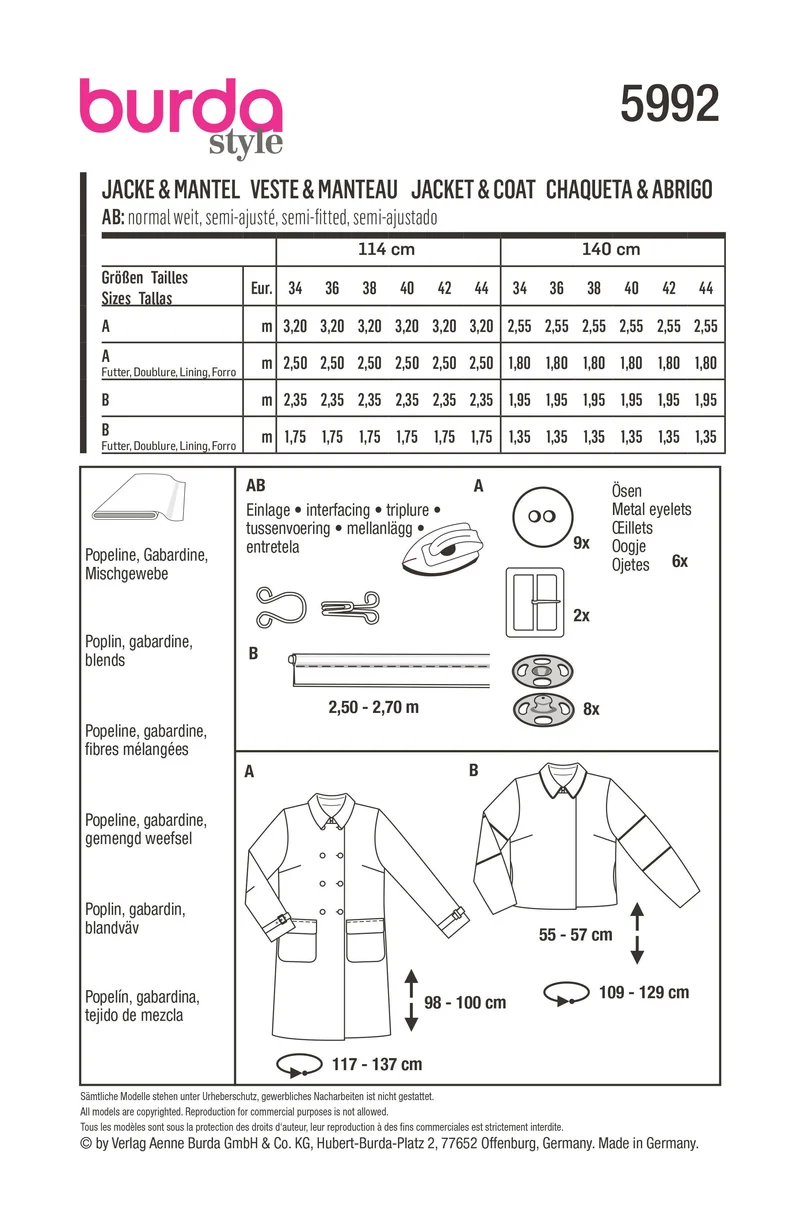 5992 Jacke & Mantel
