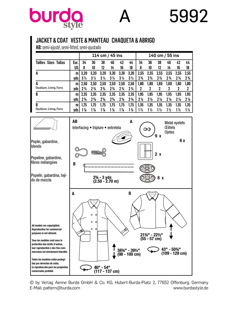 5992 Jacke & Mantel