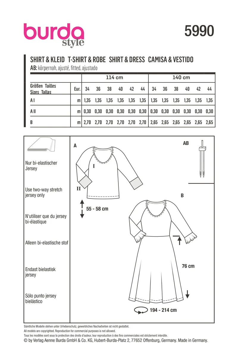 5990 Shirt & Kleid