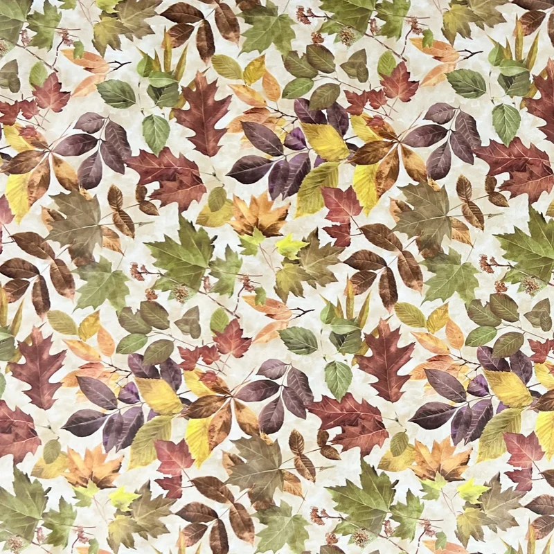 Wachstuch Tischdecke 688-1 Laub Blätter Herbst eckig rund oval