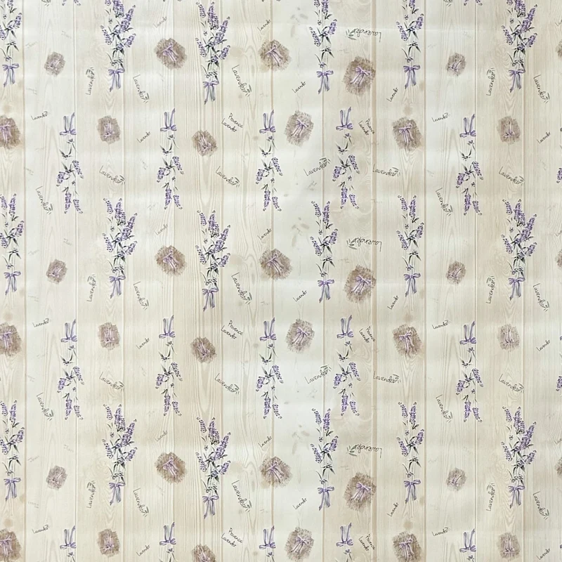 Wachstuch Tischdecke 107A Provence Lavendel auf Holz eckig rund oval