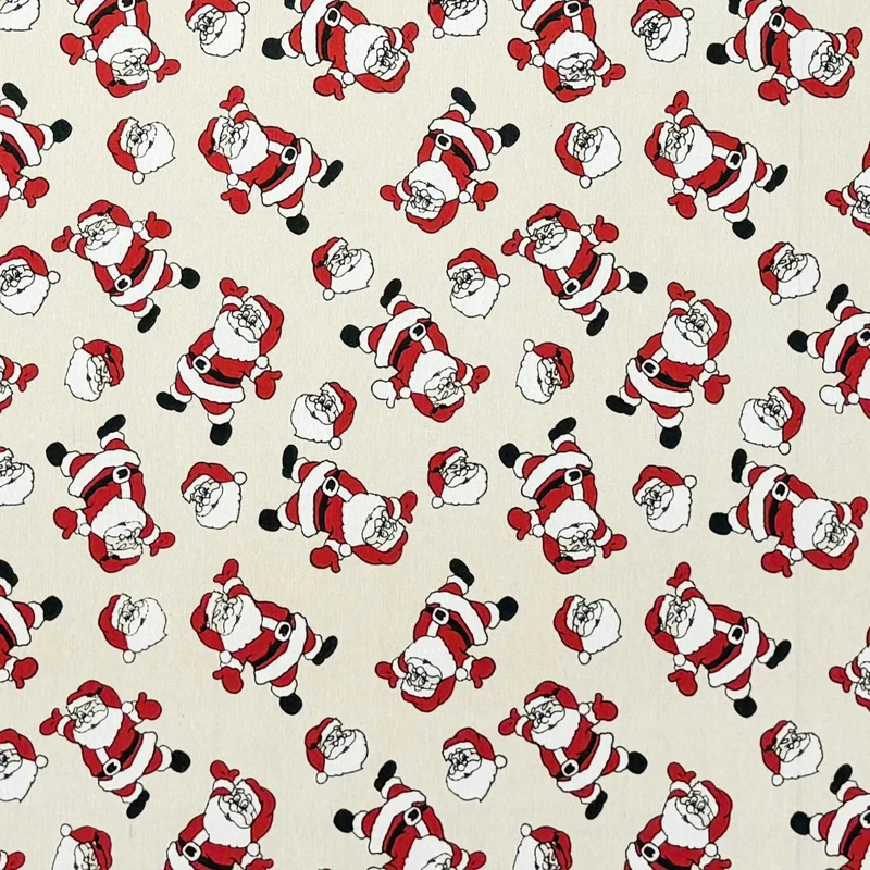 Jacquard Tischdecke beschichtete Baumwolle Fleckenschutz GLOTON Advent Nikolaus Weihnachtsmann eckig rund oval