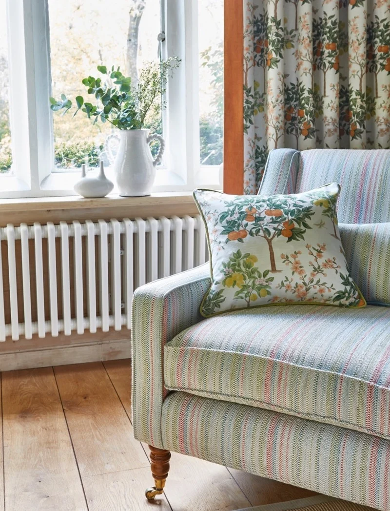 Baumwollstoff Lemon Grove - beige