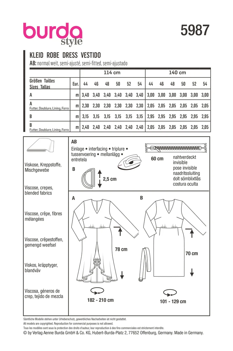5987 Businesskleid