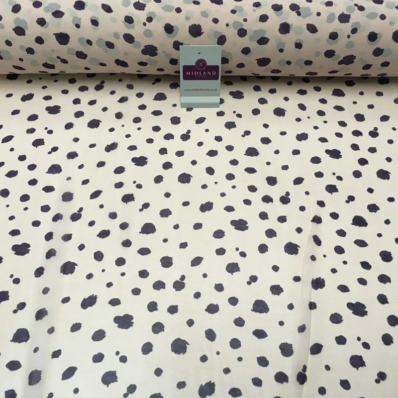 Pink Peach Printed Crepe chiffon Dress Fabric 150 cm Wide MK1190-12 Mtex