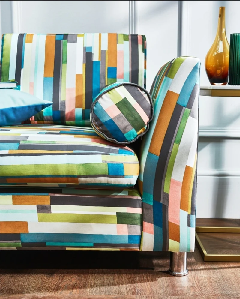 Satin Stripes - lime