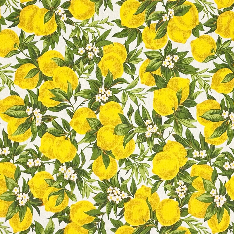 Jacquard Tischdecke beschichtete Baumwolle Fleckenschutz EUREKA Zitronen Limones mediterran eckig rund oval