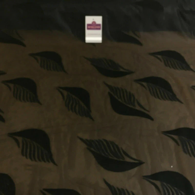 Black Leaf Burnout Flock Lightweight Mesh Dress Fabric 150 cm MR1246 Mtex