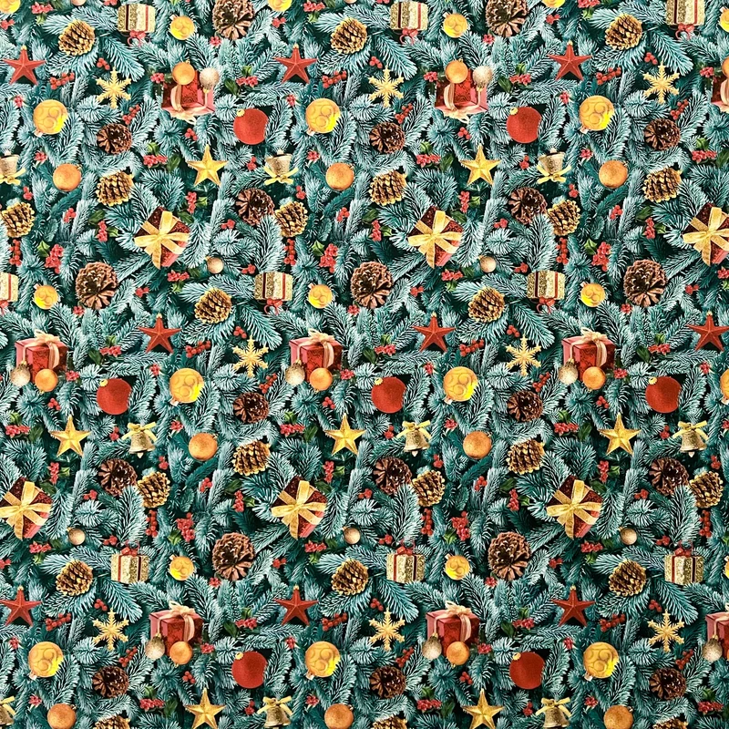 Wachstuch Tischdecke K20A Weihnachten Tannenzweige Tannenzapfen Advent eckig rund oval