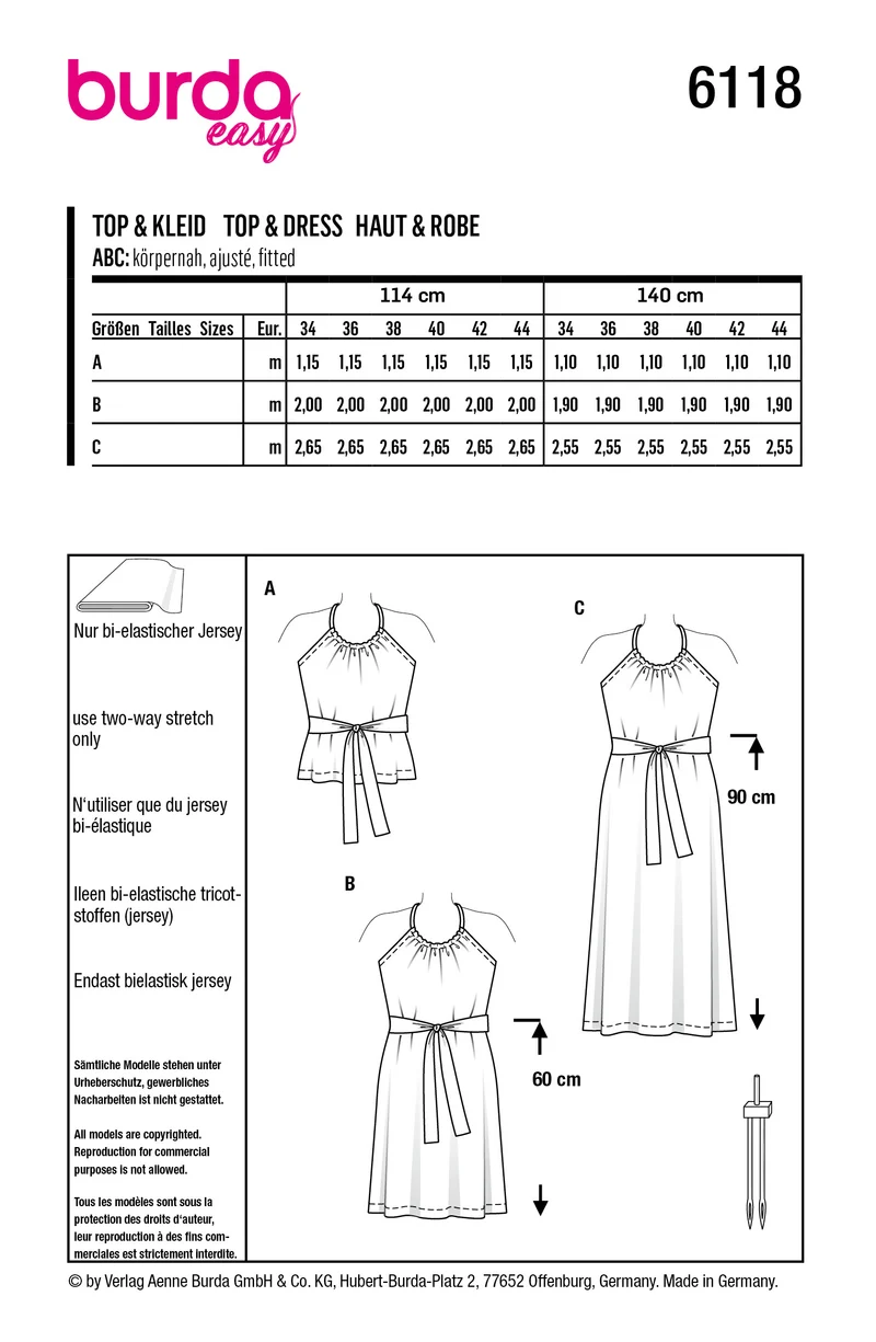 6118 Top, Kleid