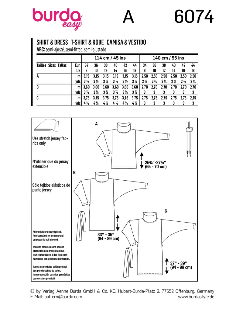 6074 Shirt, Kleid