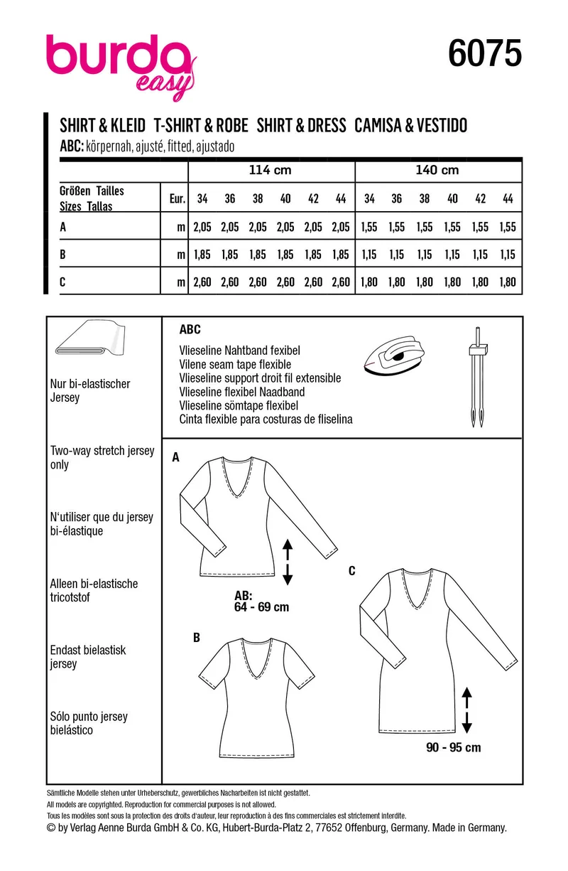 6075 Shirt, Kleid