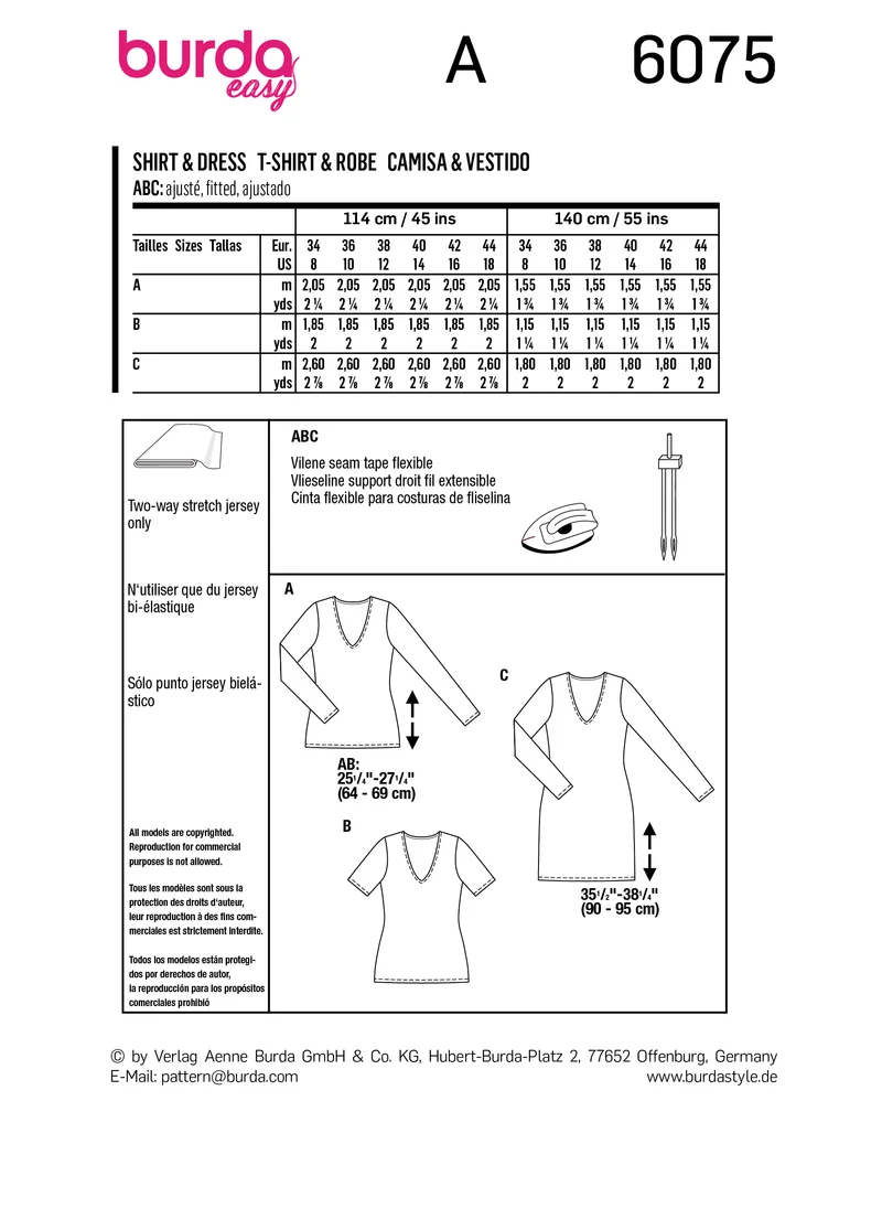 6075 Shirt, Kleid