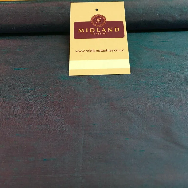Raw Silk Power Loom Dupion Fabric 44" Wide Sold By Half Metre M1143 Mtex