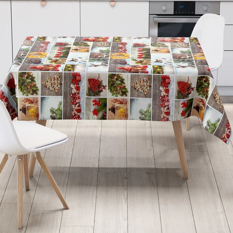Wachstuch Rolle Weihnachten P1032-1 Patchwork Licht Rollenware