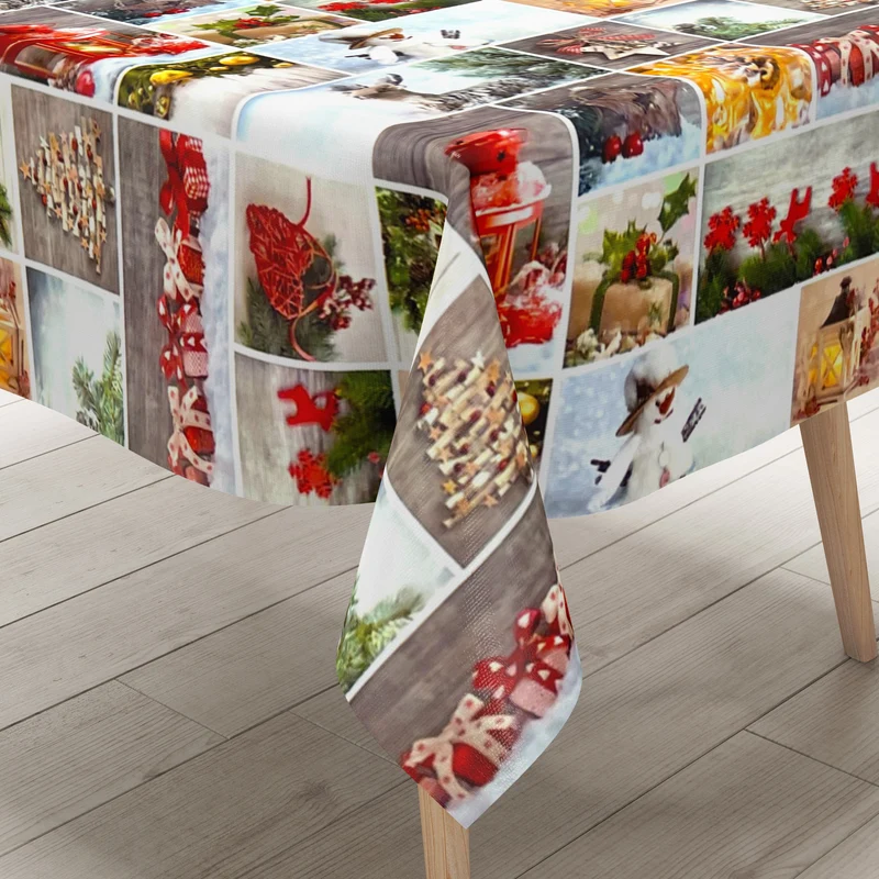 Wachstuch Rolle Weihnachten P1032-1 Patchwork Licht Rollenware