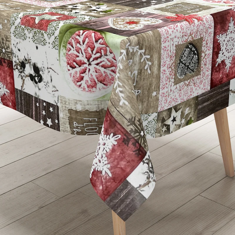 Wachstuch Rolle Weihnachten P1031-2 Sterne Herzen Winter rot Rollenware