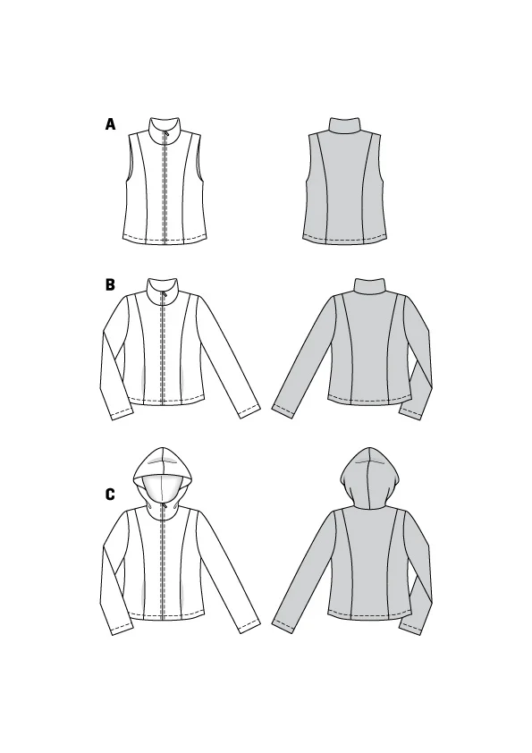 6114 Weste, Jacke