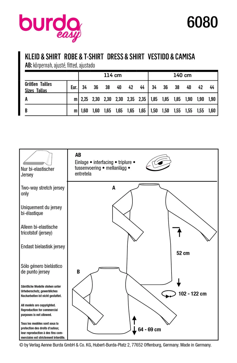 6080 Kleid, Shirt