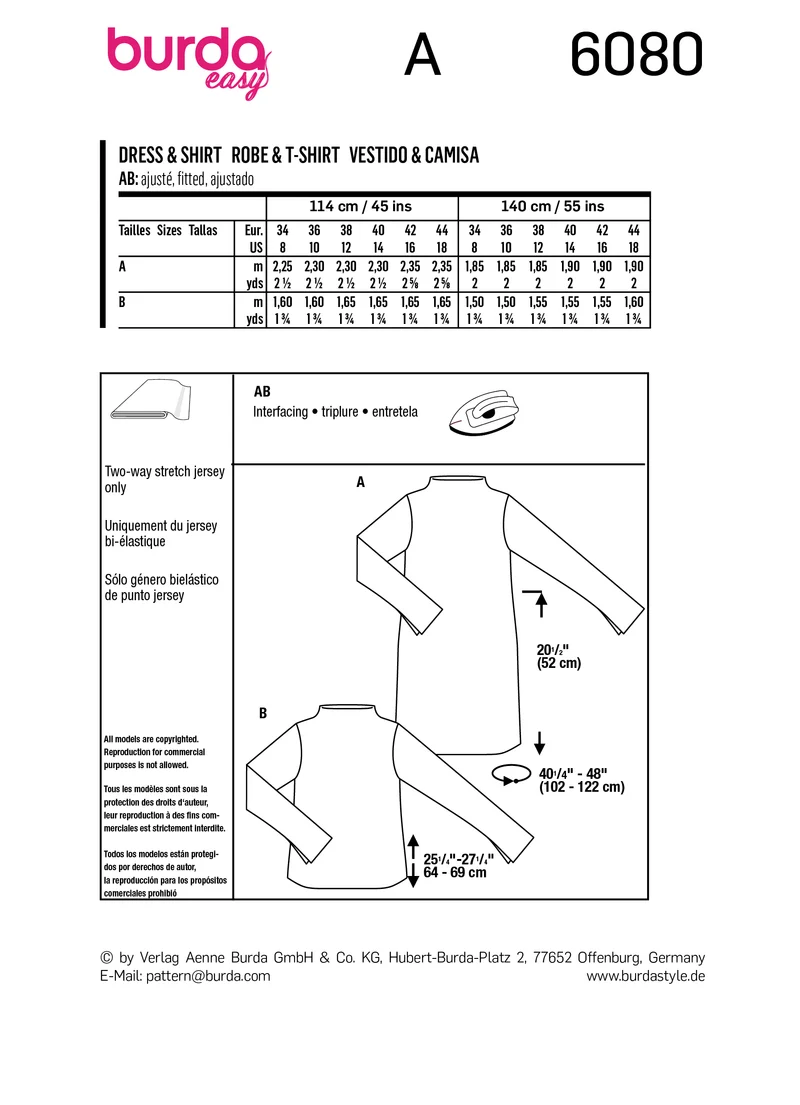 6080 Kleid, Shirt