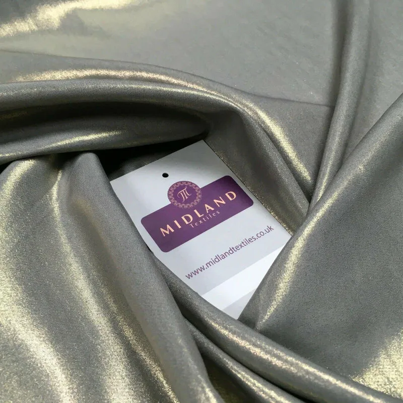 Plain Shimmer Gold Foil Crepe Fabric 150cm Wide – M1139