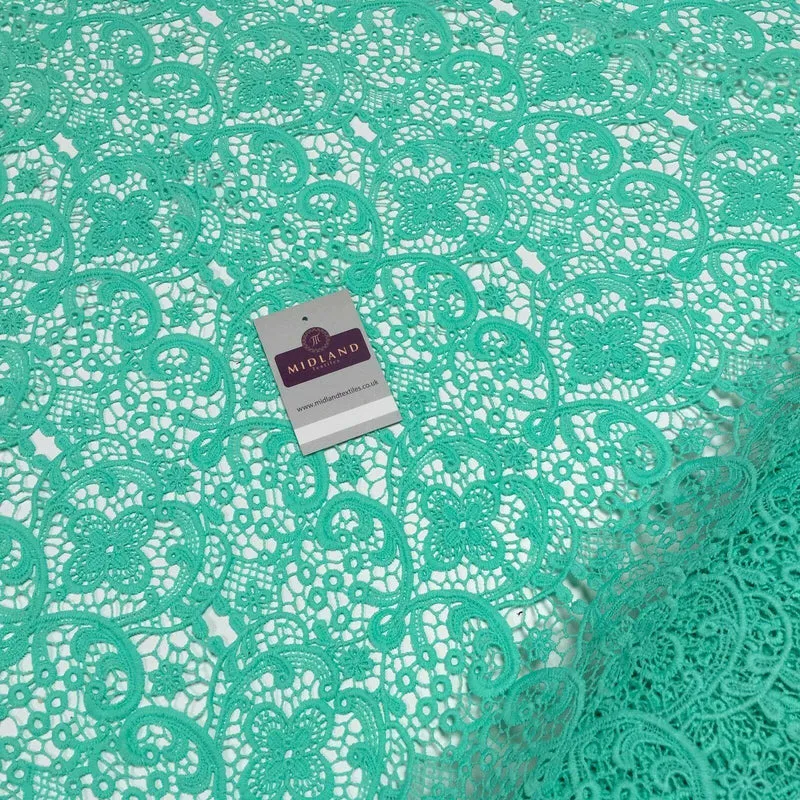 Lace Border Chemical Lace Dress Fabric 110cm Wide M1138 Mtex
