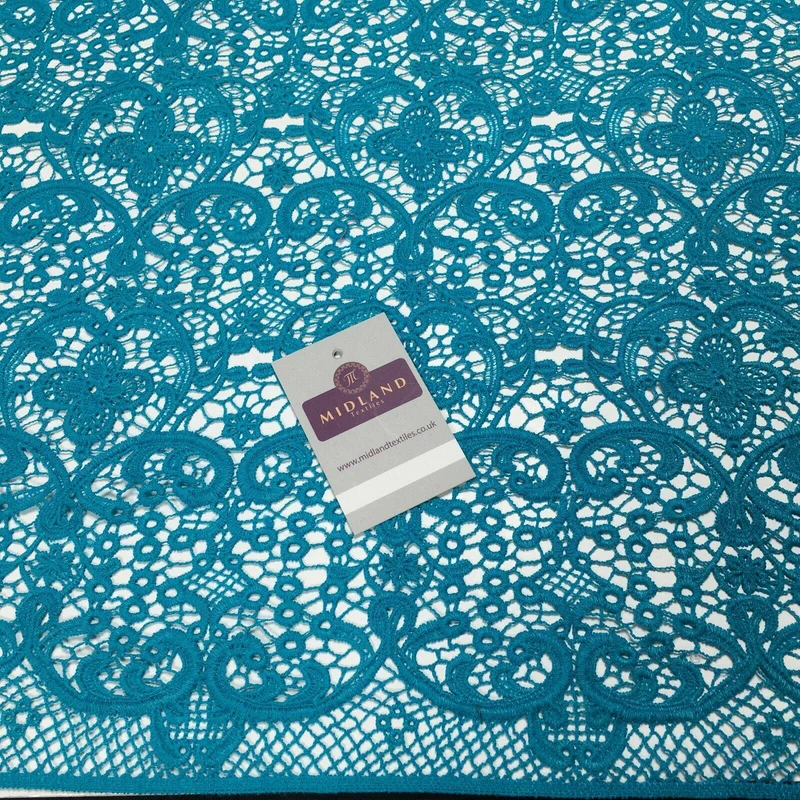 Lace Border Chemical Lace Dress Fabric 110cm Wide M1138 Mtex