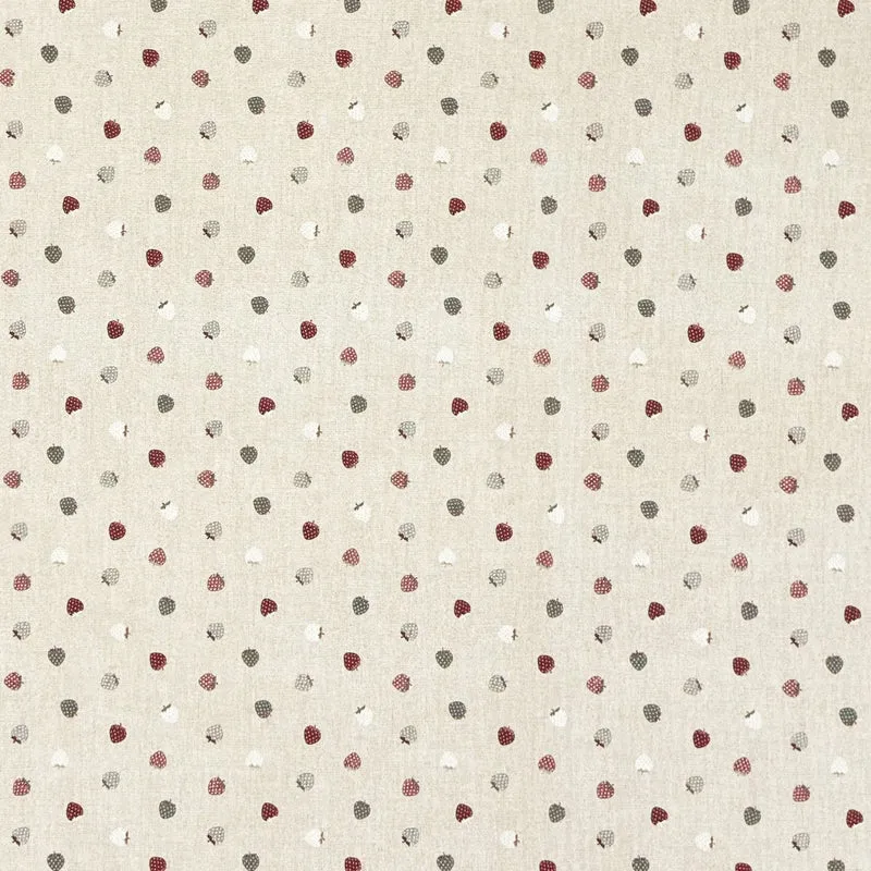 Jacquard Tischdecke aus beschichteter Baumwolle mit Fleckenschutz FRESA Erdbeeren eckig rund oval
