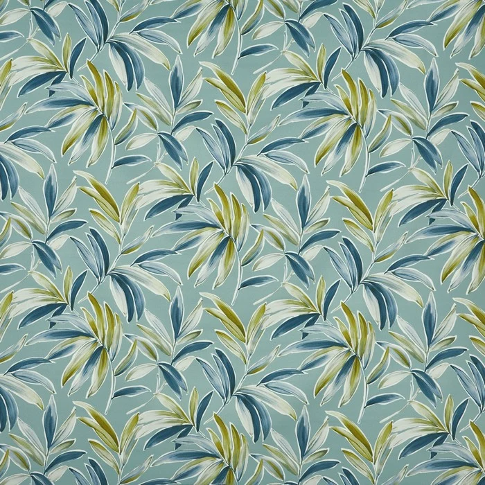 Baumwollstoff Natura - blau