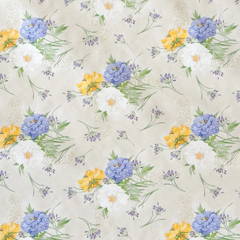 Wachstuch Tischdecke C144491 Hortensien Blumen Sommer Gartentischdecke eckig rund oval