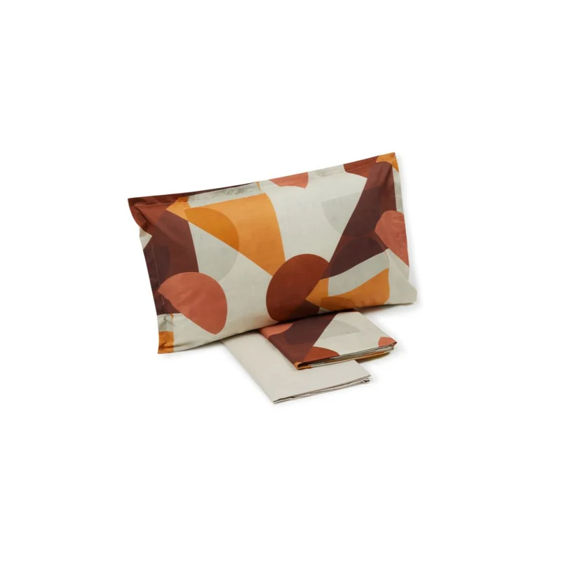 Completo Lenzuola forme Moderno in Percalle Luisiana