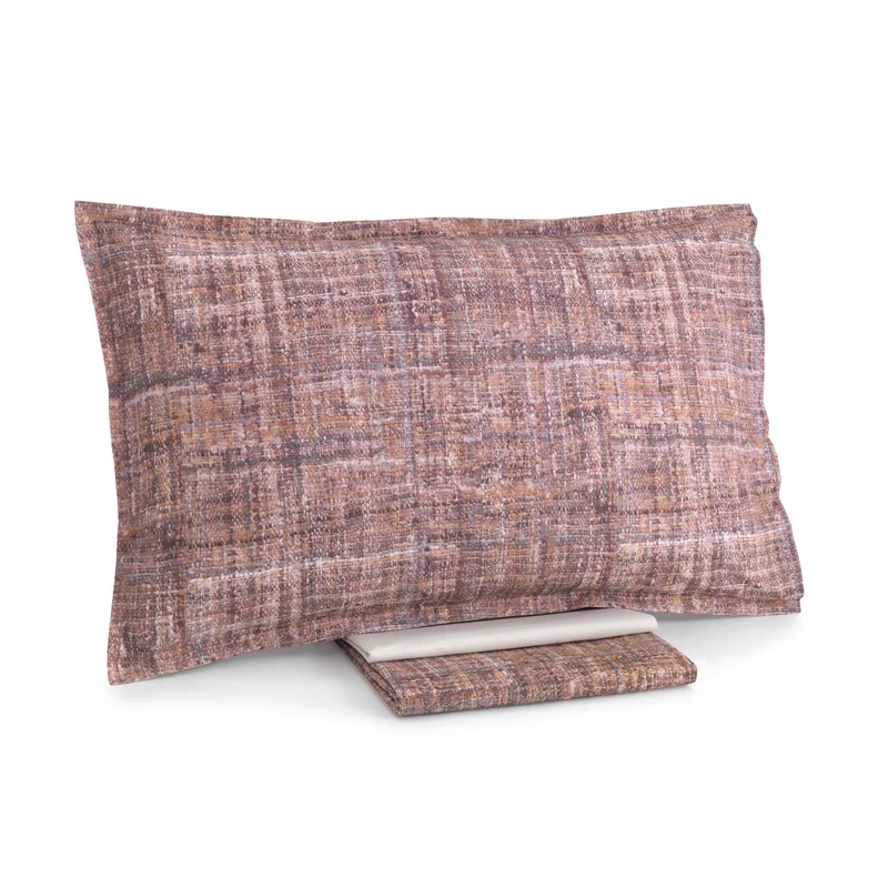 Completo Lenzuola boucle Moderno in Percalle