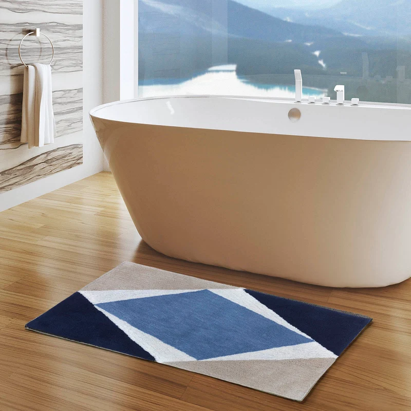 Tappeto bagno Calgary Moderno in Cotone 1500 gr/mq