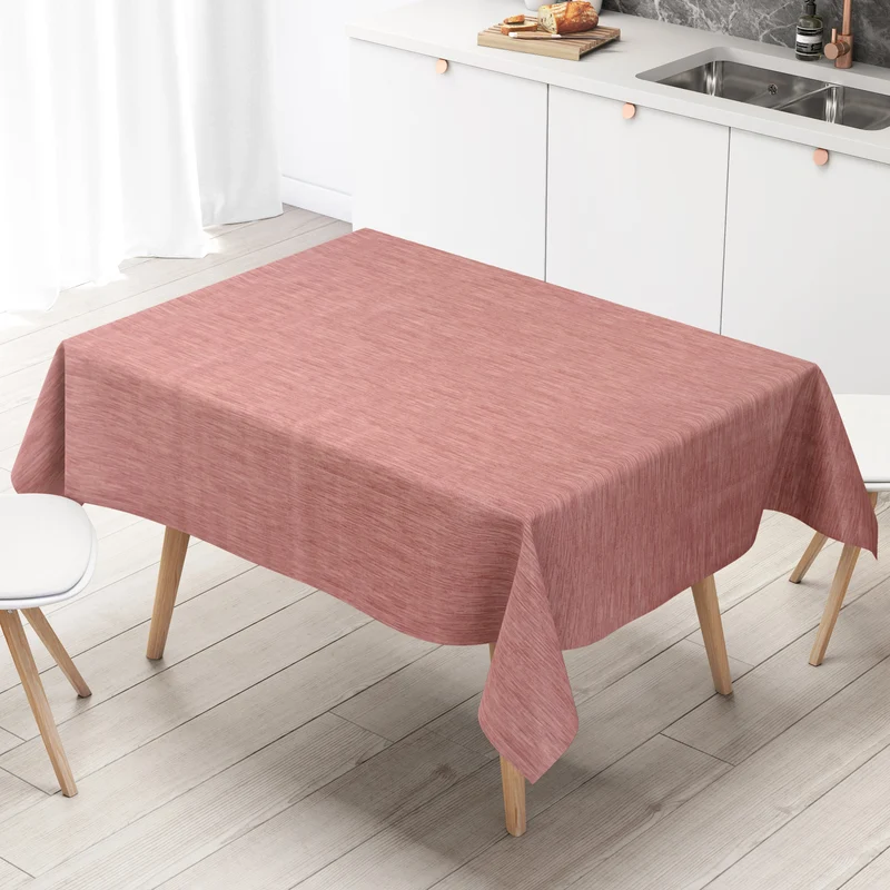 Wachstuch Rollenware Leinenoptik geprägt P733-14 rosa uni einfarbig