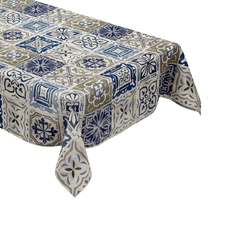 Wachstuch Tischdecke M19359 Mosaik Fliesen Portugal eckig rund oval