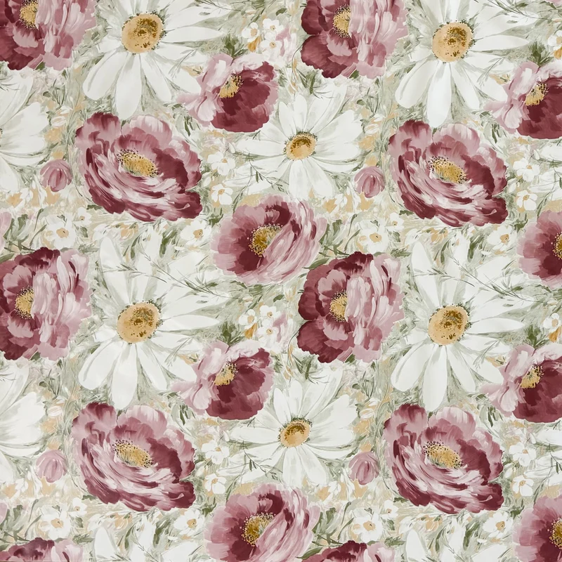 Wachstuch Tischdecke M19160 Mohnblumen Margeriten eckig rund oval