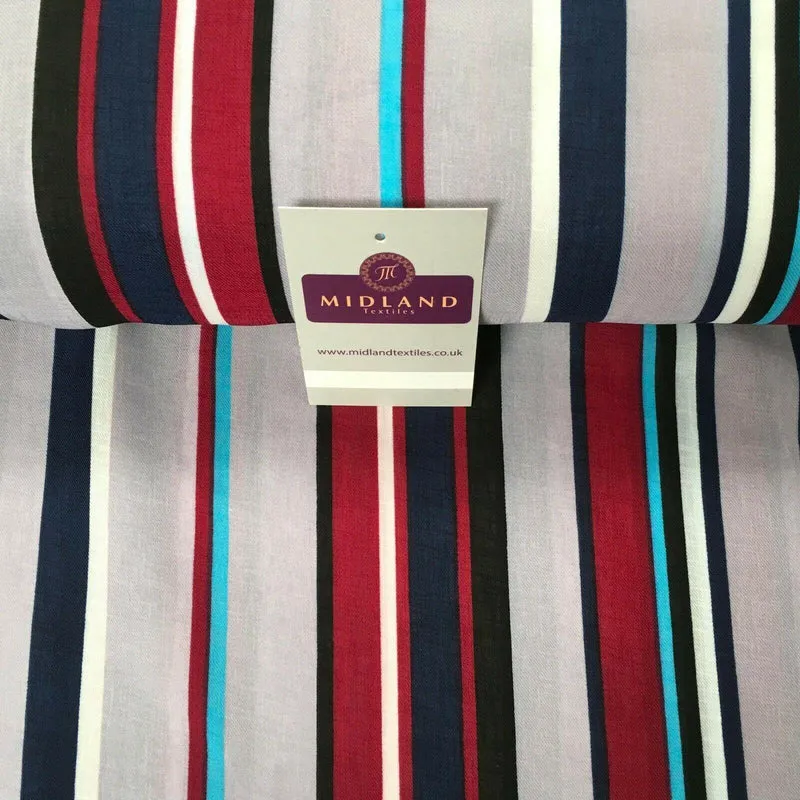 Lavender and maroon Georgette crepe Linen effect dress Fabric 150cm MK1095-28