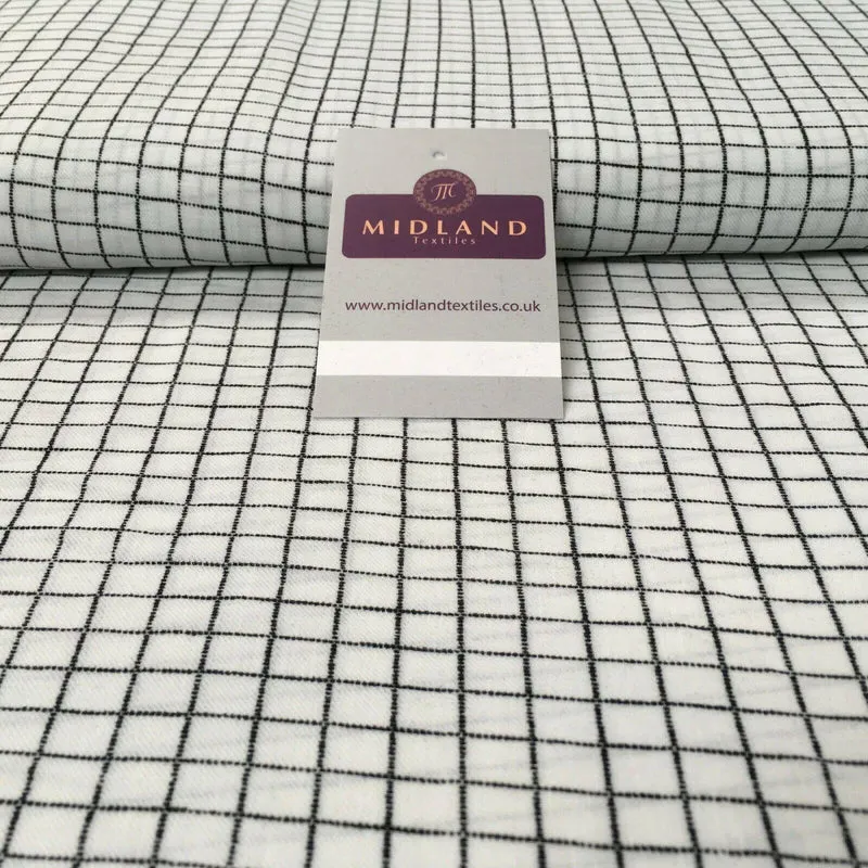 Ivory Square Georgette crepe Linen effect dress Fabric 150cm wide MK1095-27