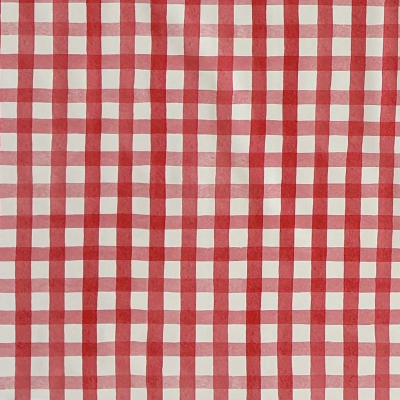 Wachstuch Tischdecke E103 rot kariert Karo Graham eckig rund oval