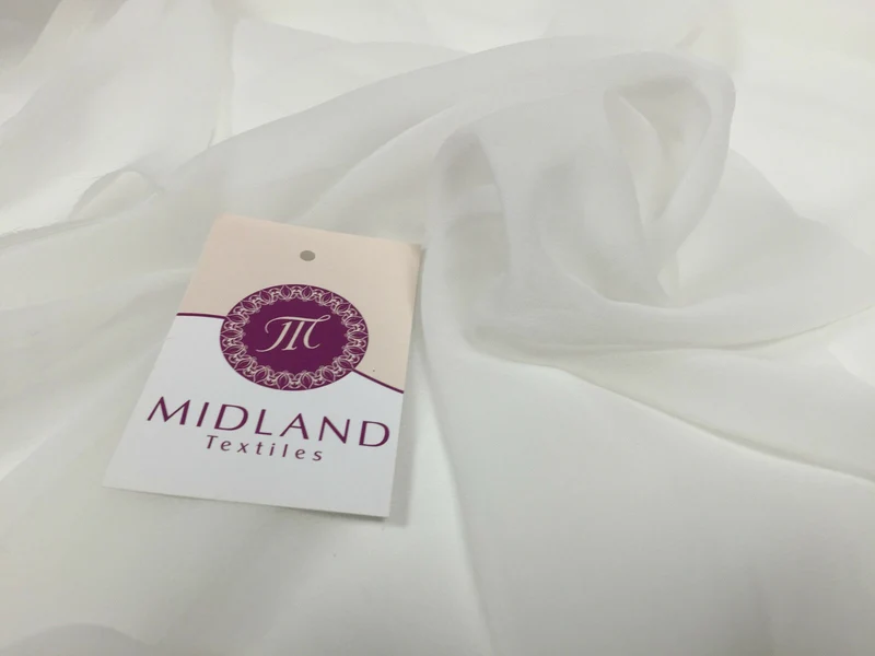 Moss Crepe Chiffon Sheer Fabric Semi-Transparent 44" 100% Polyester M430 Mtex