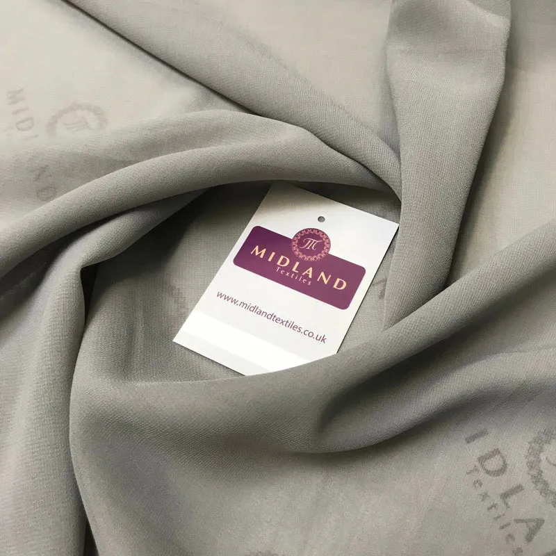 Moss Crepe Chiffon Sheer Fabric Semi-Transparent 44" 100% Polyester M430 Mtex