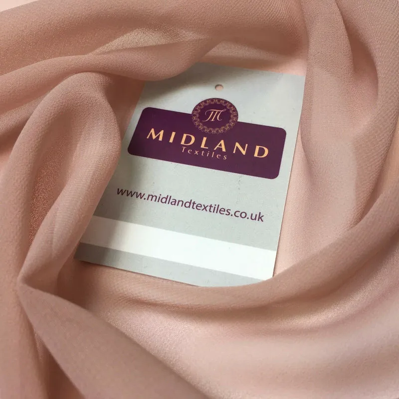 Moss Crepe Chiffon Sheer Fabric Semi-Transparent 44" 100% Polyester M430 Mtex