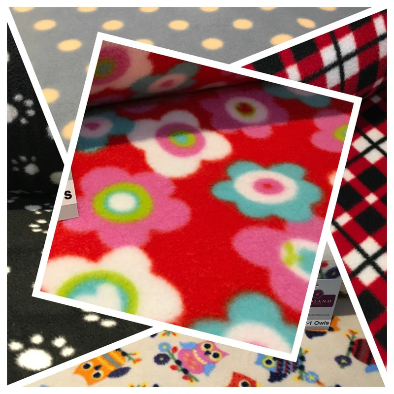 New Anti pil polar Printed fleece ideal for throws150cm wide M672 Mtex