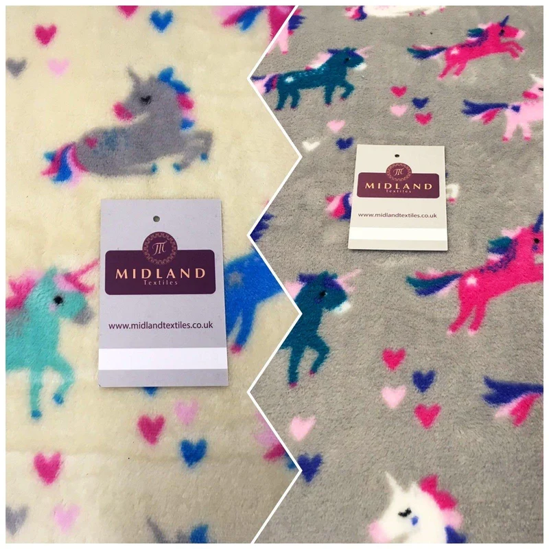 Unicorn Soft Cuddle Fleece Fabric 100% Polyester 58" M700 Mtex