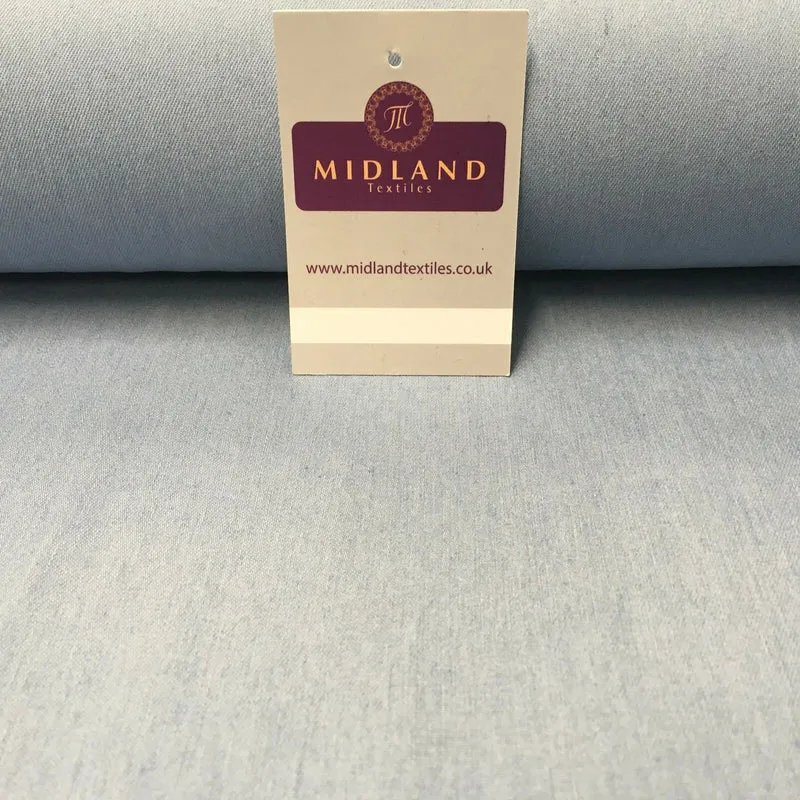 Medium Weight Plain Stretch Denim Dress & Shirt Fabric MD1017