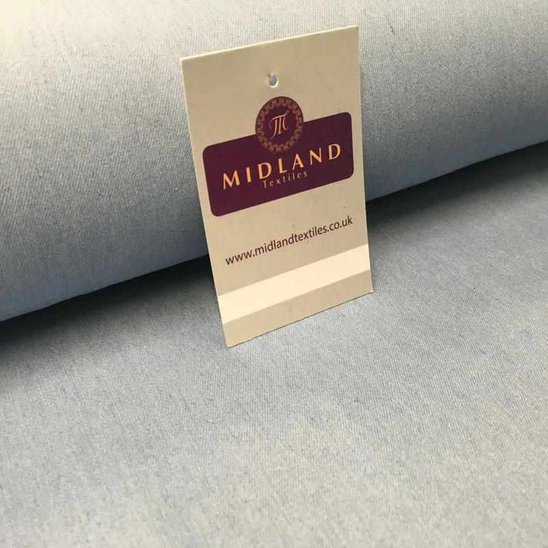 Medium Weight Plain Stretch Denim Dress & Shirt Fabric MD1017