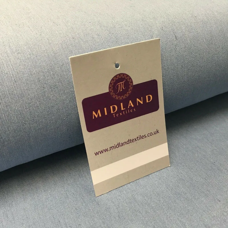 Medium Weight Plain Stretch Denim Dress & Shirt Fabric MD1017