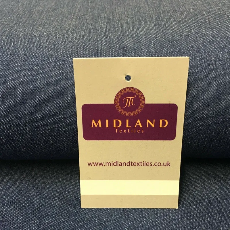 Medium Weight Plain Stretch Denim Dress & Shirt Fabric MD1017