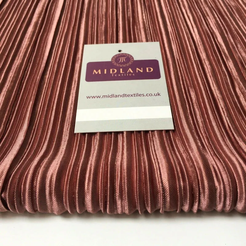 Creased Pleated textured dress palazzo trouser fabric 55" Wide MR998 Mtex