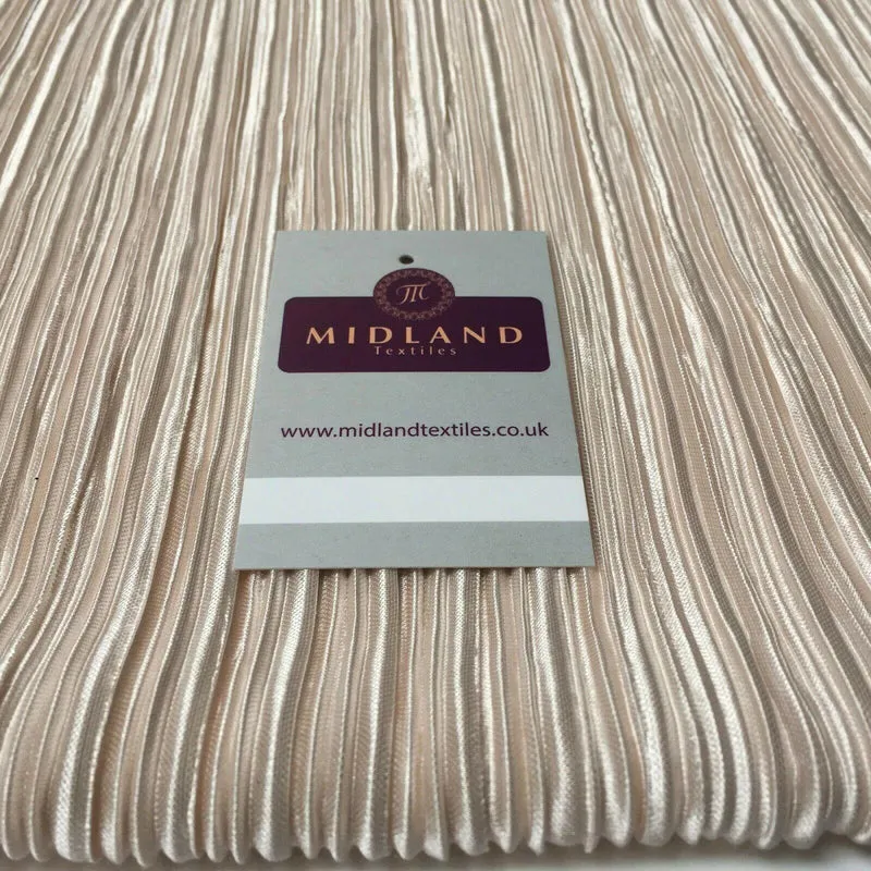 Creased Pleated textured dress palazzo trouser fabric 55" Wide MR998 Mtex